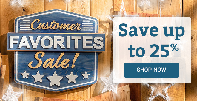 Shop Rockler's Customer Favorites Sale - Save up to 25%