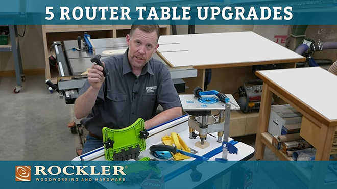 Upgrading a router table