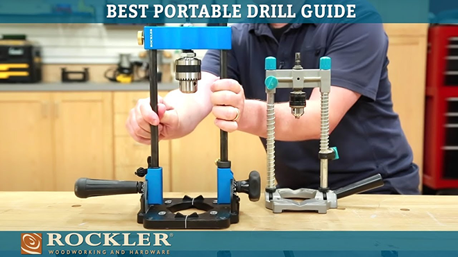 Using the Rockler portable drill guide
