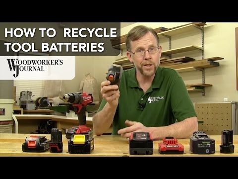 How to Recycle Rechargeable Tool Batteries