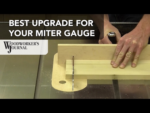 Add a Fence to Your Miter Gauge