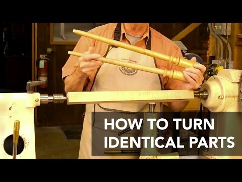Turning Identical Parts on the Lathe