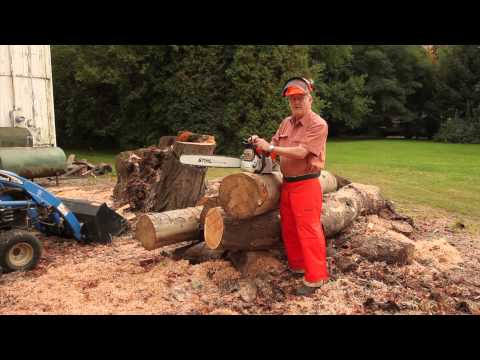 Chain Saw Safety when Cutting Bowl Blanks