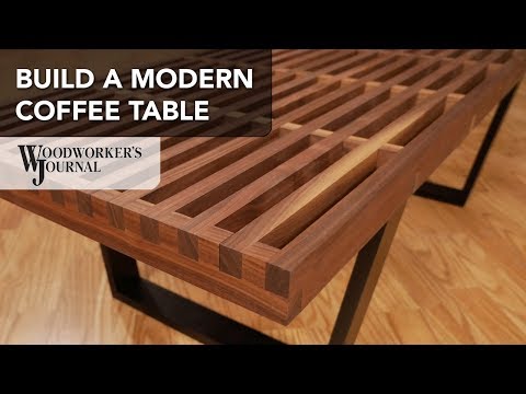 Build a Modern Coffee Table with Cross Lap Joints | Powermatic Woodworking Project