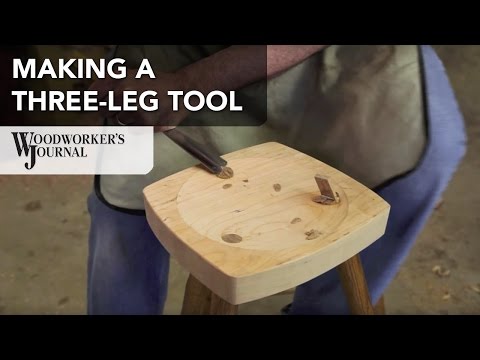 How to Make a Three Legged Stool | Woodturning Project