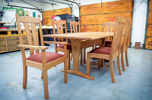 Dining table and chair set made by Huy Huynh