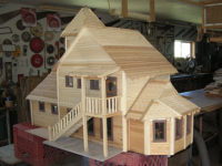 Dollhouse made from scrap wood - Reader's Project