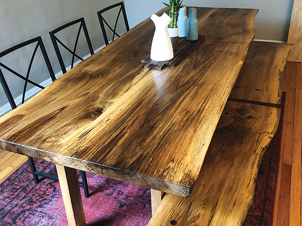 A Table from Internationally Traveled Wood